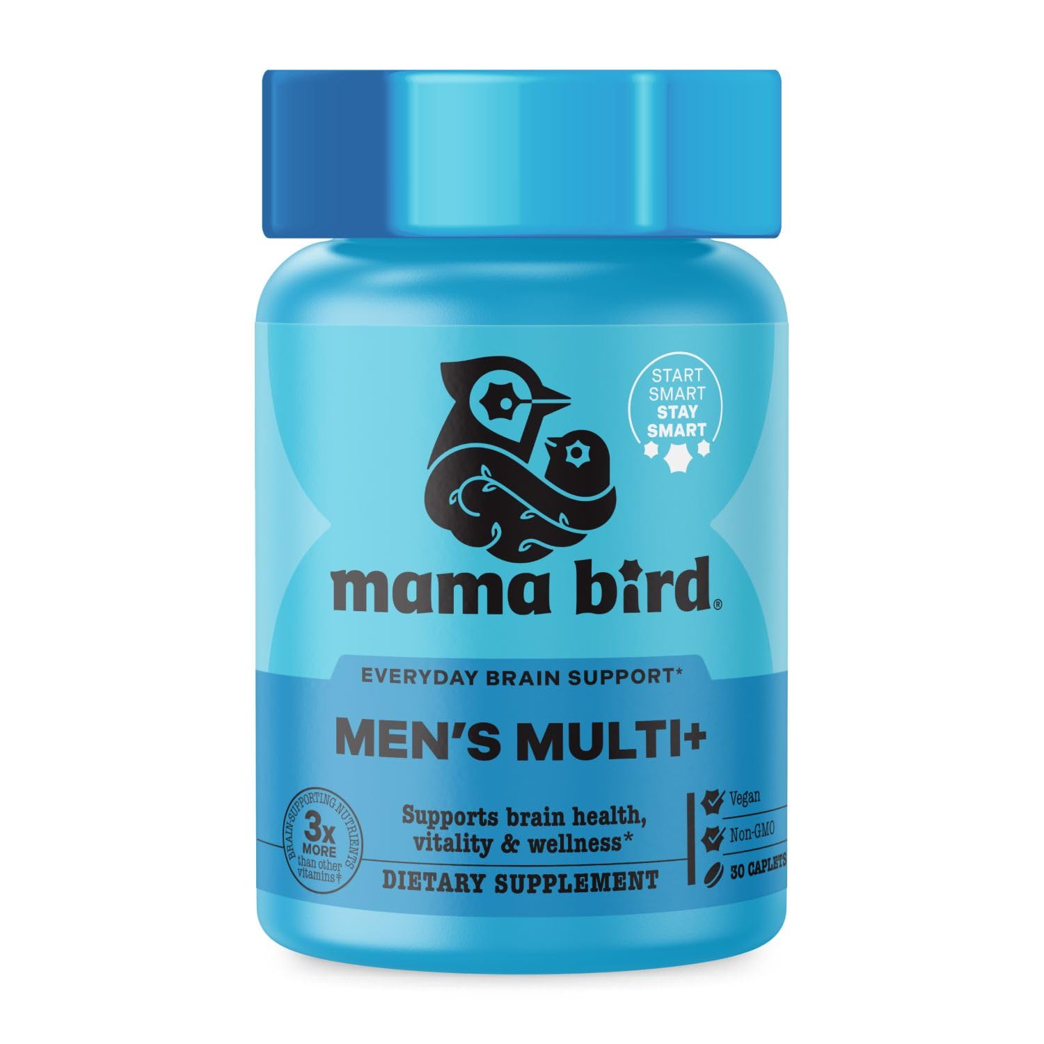 Best Nest Wellness Men's Multi Plus en botella, acceso diario fácil para energía sostenida