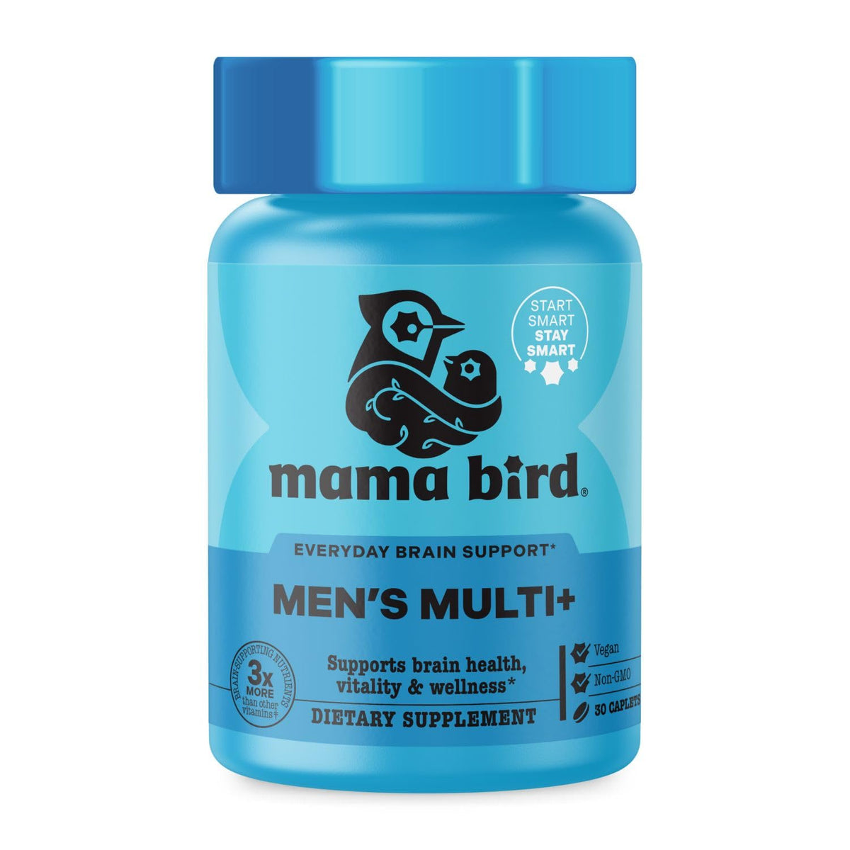 Best Nest Wellness Men's Multi Plus en botella, acceso diario fácil para energía sostenida