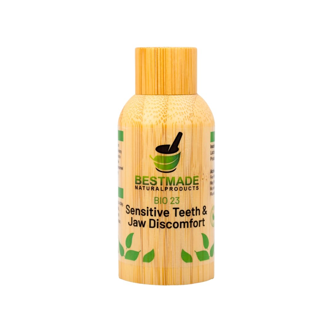 Bestmade BIO23 Dolor de Diente y Nervio, botella de 350 pellets para uso diario.