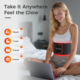 BestQool cinturon terapia luz roja cintura para bienestar en casa.