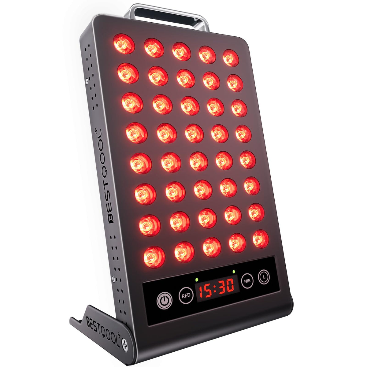 Bestqool luz roja panel frente, uso facial diario con terapia localizada