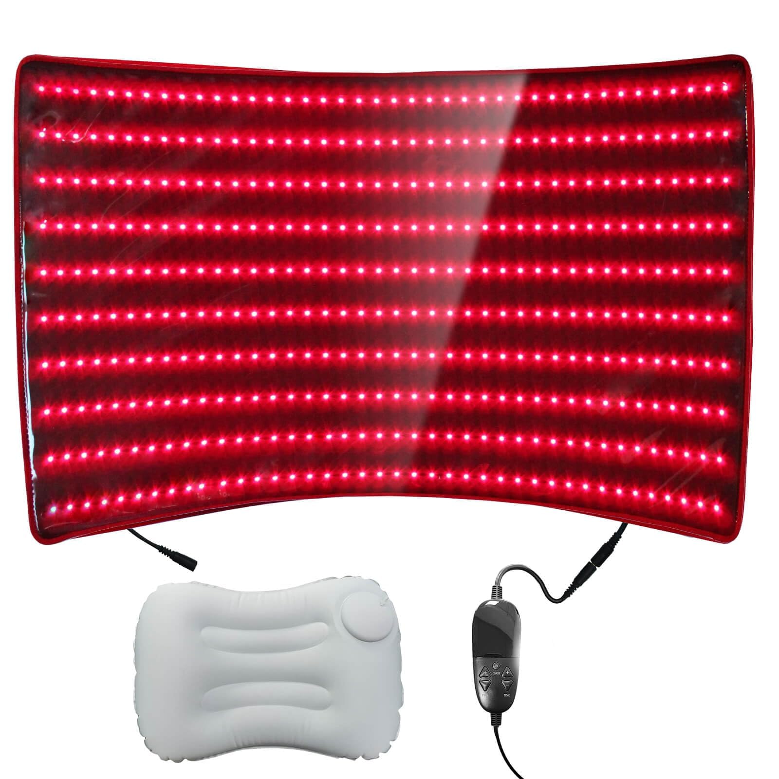 BestQool manta luz roja para cuerpo completo, cobertura amplia para relajación en casa
