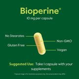 Bestvite Bioperine empaque frasco mantiene calidad durante el uso