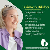 Cápsulas BESTVITE Ginkgo Biloba en mano, formato práctico para concentración diaria.