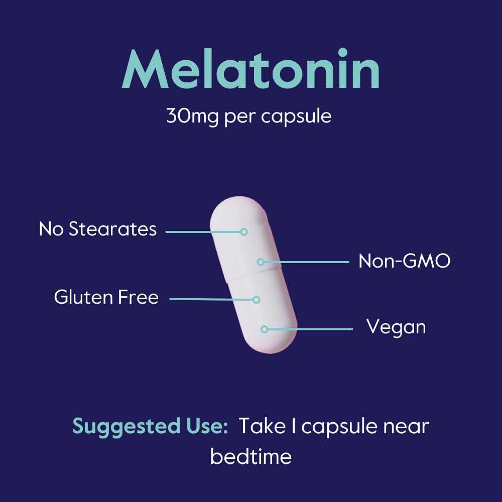 Envase vegetariano de BESTVITE Melatonina, producto de alta pureza para apoyar el sueño