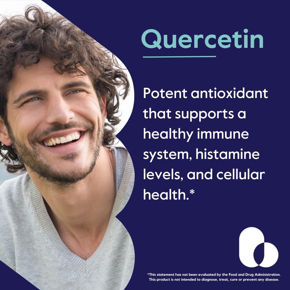 Bestvite Quercetin 500mg — cápsulas, fórmula limpia sin aditivos