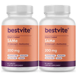 Botella de Bestvite SAM-e 200 mg lista para uso diario.
