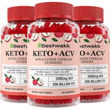 Bestwekk ACV Gummies empaque con frasco y etiqueta clara para compra fácil.