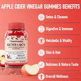 Bestwekk ACV Gummies sabor manzana para snack saludable y sabroso.
