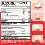 Bestwekk gominolas probióticos y B12, apoyo para la digestión.