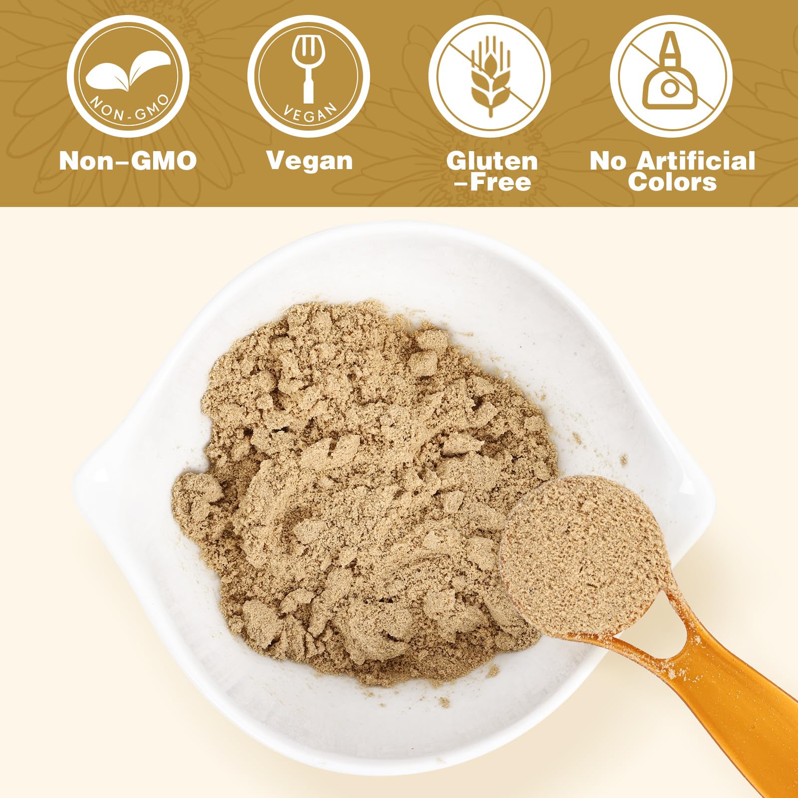 Besway Lecitina de girasol no transgénica y vegana para dietas.