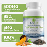 Betacell cápsulas vegetales libres de lactosa para estilo de vida vegetariano