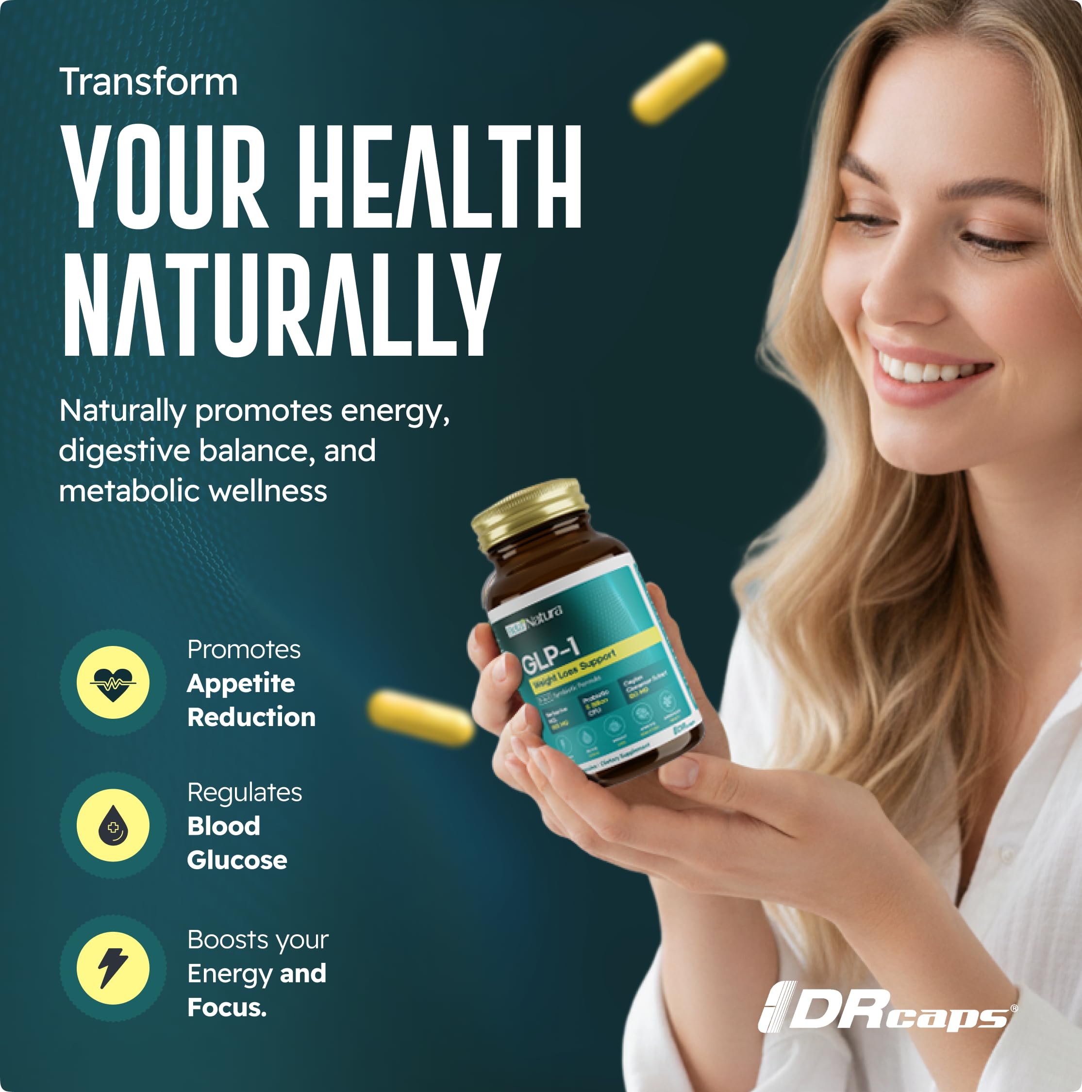 BetaNatura GLP-1 Activate, zinc 10 mg para metabolismo normal