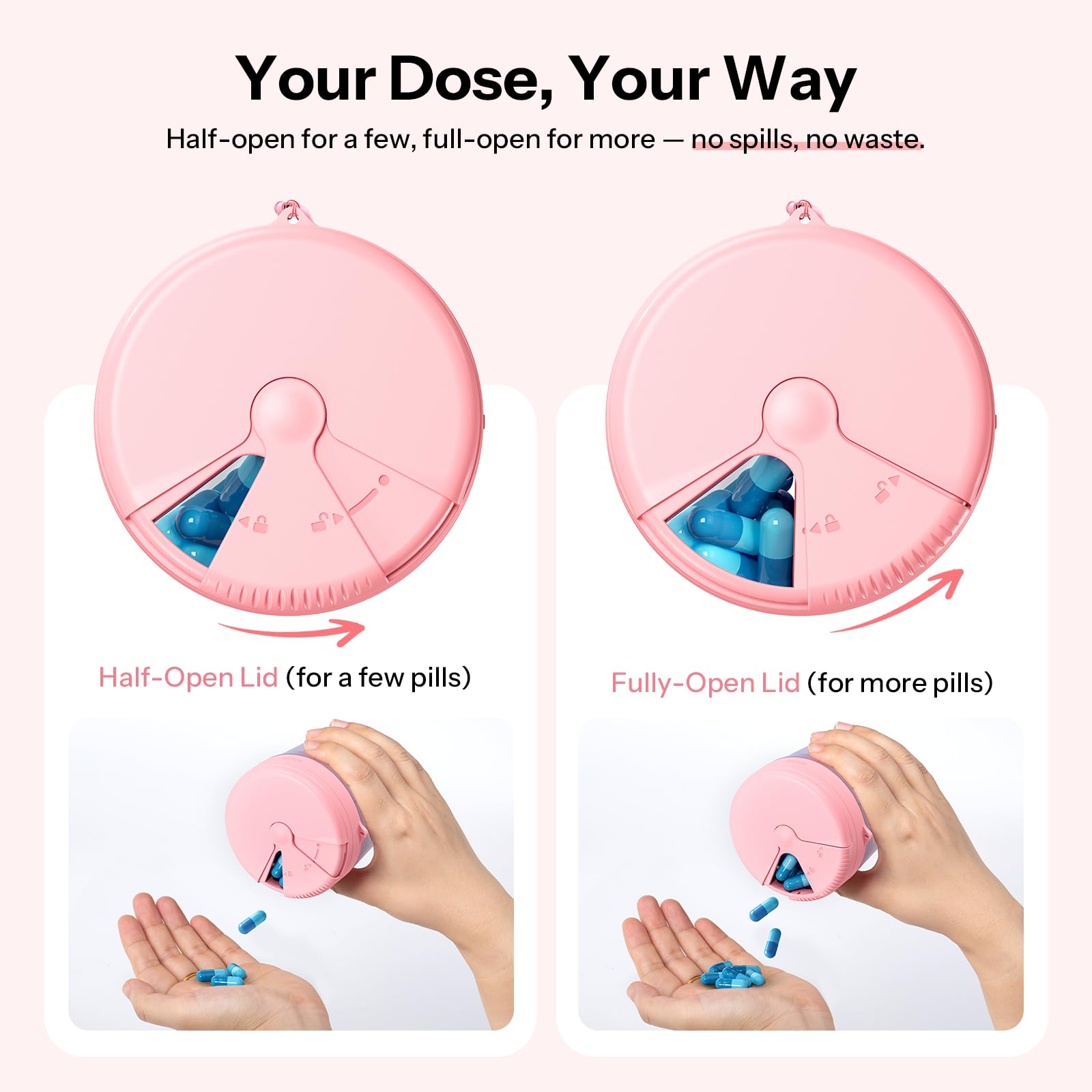 Betife Cute con divisor removible para adaptar el tamaño de cápsulas