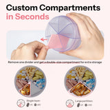 Betife Cute tapa rosada y cuerpo translúcido para viaje