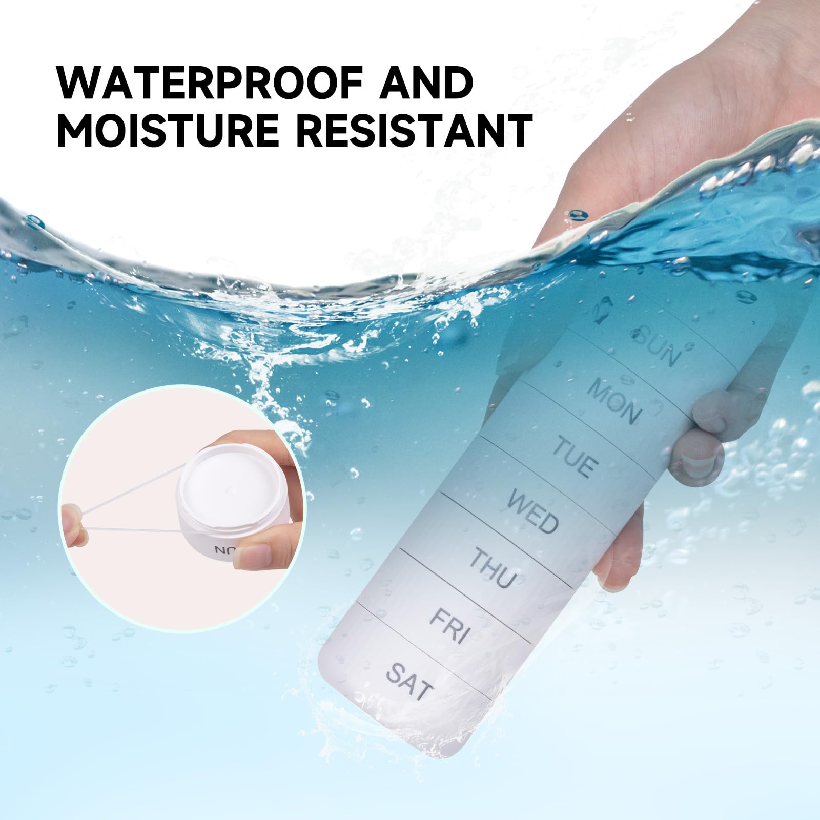 Betife material ABS durable y seguro para tus suplementos