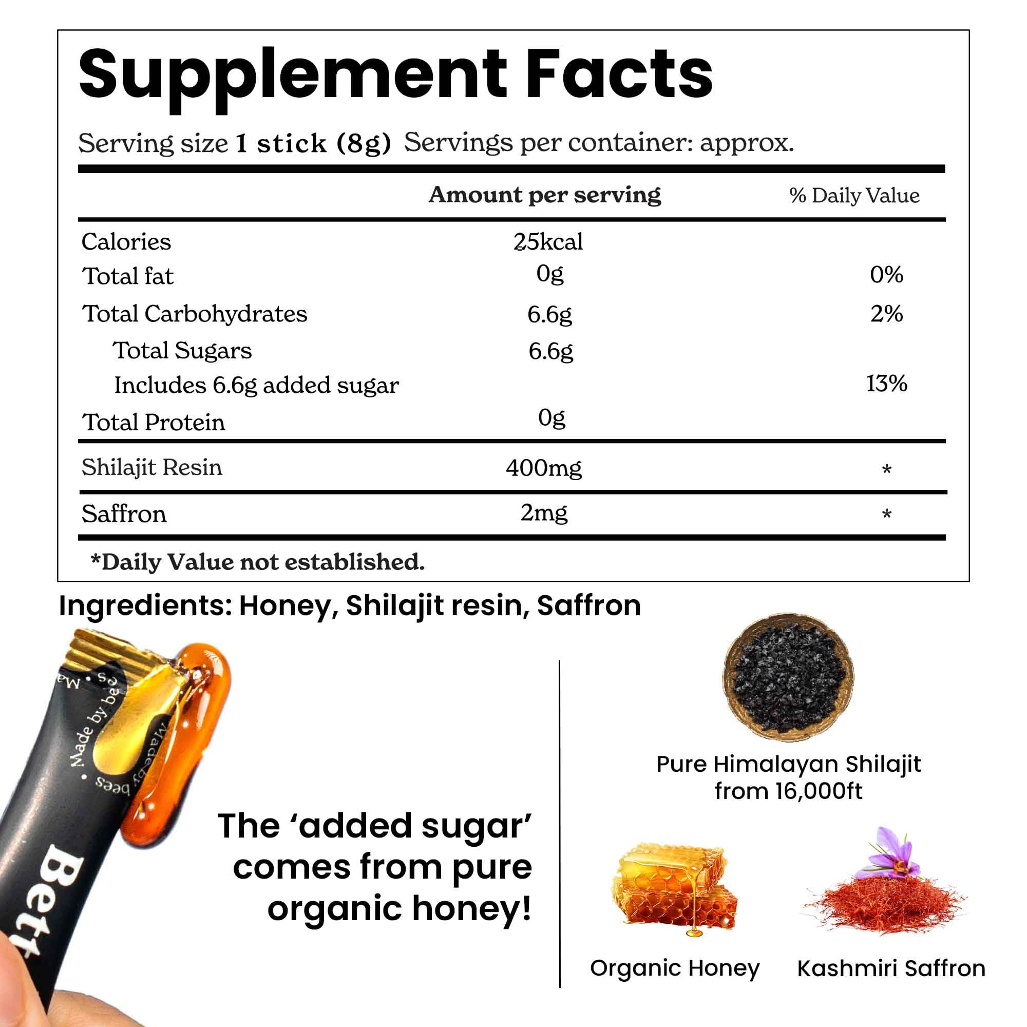 Better Alt ácido fúlvico y minerales en cada stick para nutrición potencial.