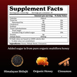 Better Alt barritas Shilajit miel orgánica, consumo sencillo en cualquier momento.
