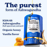 Better Alt palito de miel con ashwagandha para té.