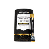 Better Alt palitos shilajit con miel y azafrán en pack para energía sostenida.