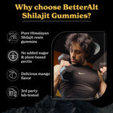 Better Alt gomitas mango sabor, experiencia agradable y nutrientes clave.