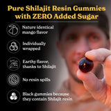 Better Alt gomitas shilajit mango textura suave para comer.