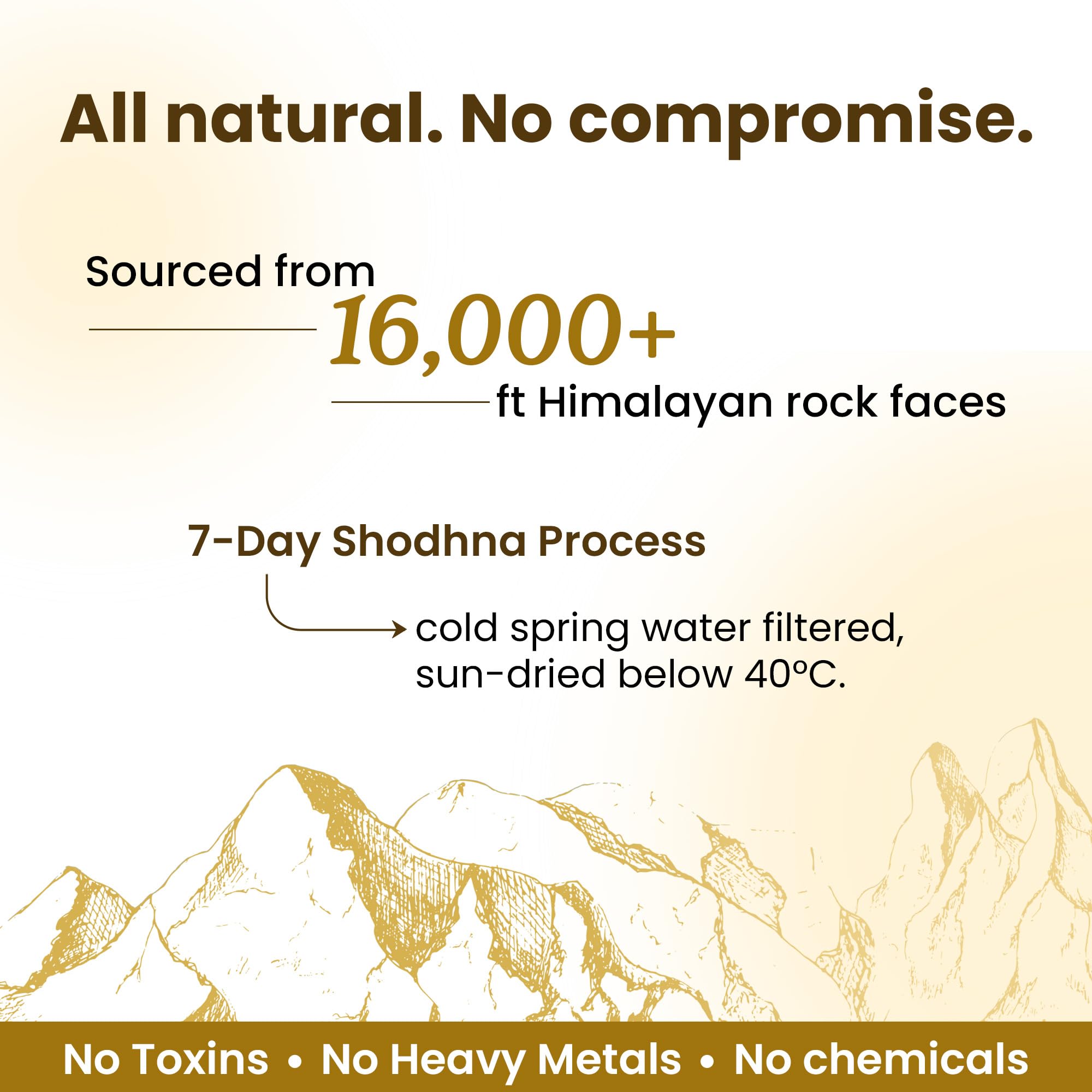 Better Alt Shilajit Himalaya, fuente de minerales traza para bienestar.
