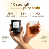 Better Alt Shilajit Himalaya, mezcla rápida en agua o leche.