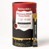 Better Alt Shilajit Himalaya, empaque frontal, listo para energizar tu día.