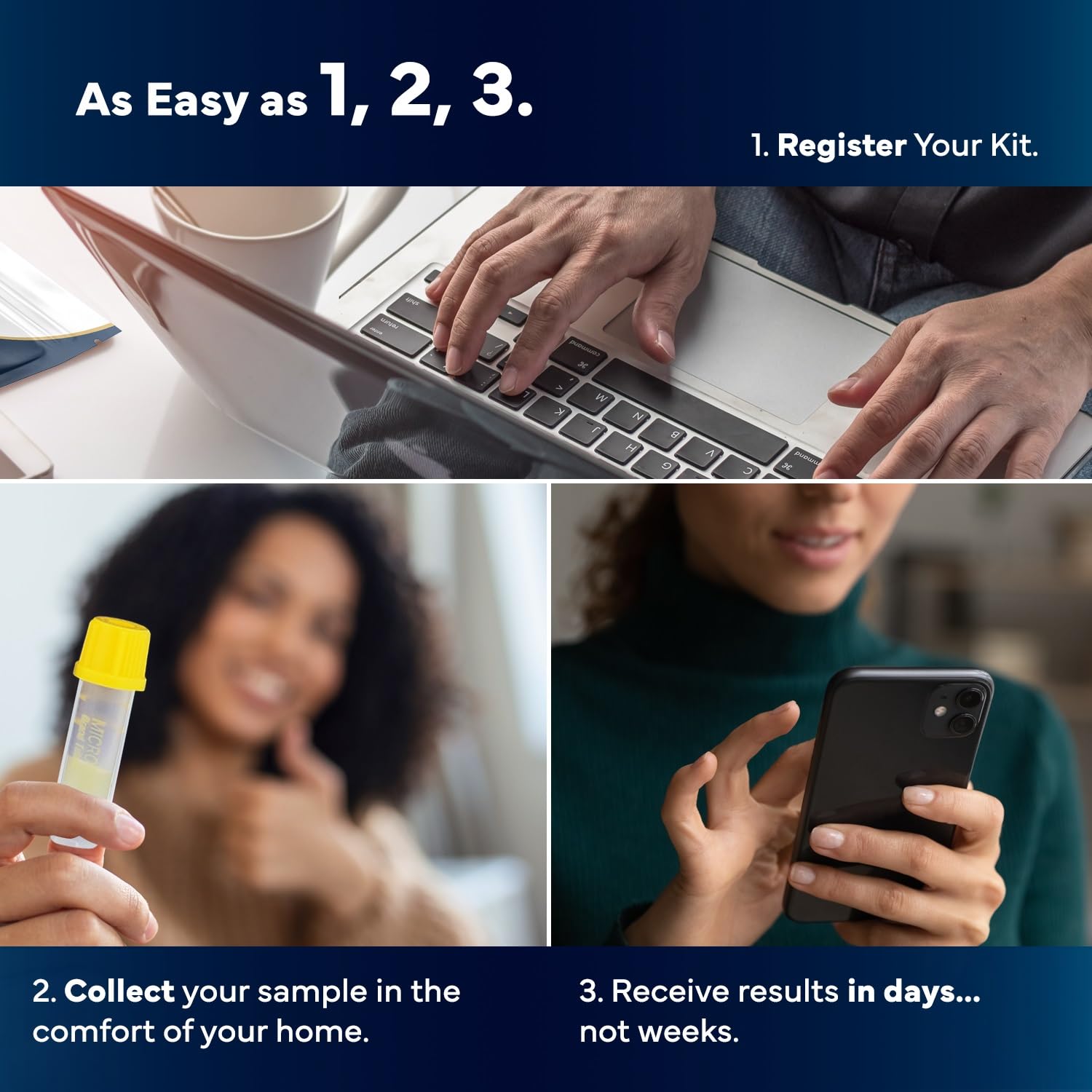 Portal seguro y confidencial para ver tus resultados desde casa