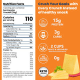 Empaque de Better Than Good Puffs cheddar listo para llevar