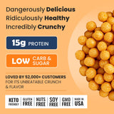 Better Than Good Puffs cheddar con 15 g de proteína por porción