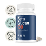 Better Way Health Beta Glucan 100 cápsulas, fórmula pura para el sistema inmune.