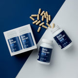 Detalle de empaque de Better Way Health Beta Glucano 500 con diseño sobrio.