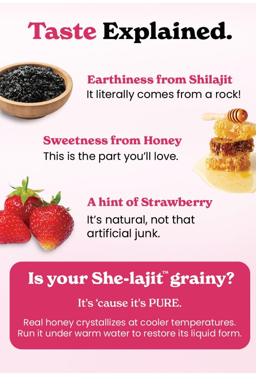 BetterAlt SHE-Lajit sabor fresa suave y natural.