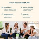Capsula vegana de HPMC para consumo diario Bettervits