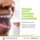 Absorción bucal de BetterYou D3000 a través de la mejilla