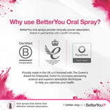 Aplicación oral de BetterYou D3000 sin necesidad de pastillas