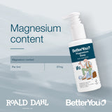 BetterYou Magnesio Lavanda Camomila, crema suave para relajar antes de dormir.