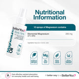 BetterYou Magnesium Oil Spray: absorcion rápida para bienestar diario.