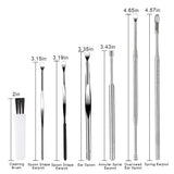 Cureta de oreja BetyBedy con cabeza doble espiral para uso preciso
