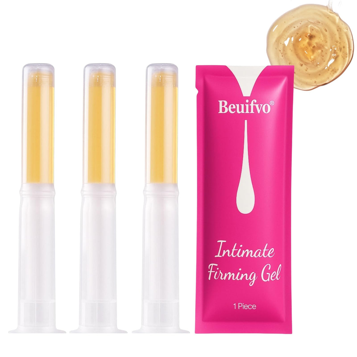 Beuivo gel íntimo reafirmante con aplicador para uso diario suave.