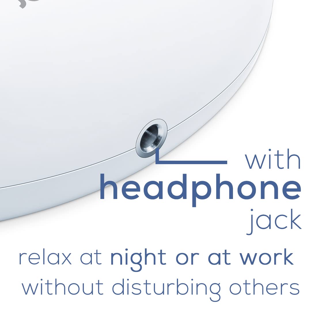 Beurer Dreamsound SL15 controles de volumen ajustables para comodidad.