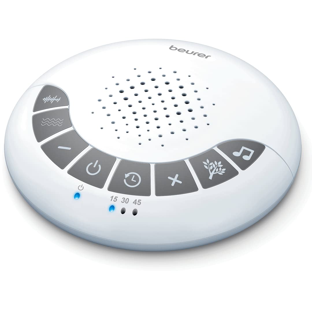 Beurer Dreamsound SL15 en empaque, listo para viajar y usar.