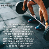 Recuperación muscular tras ejercicio con Beverly International Glutamine Select