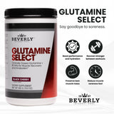Vaso con agua mezclando Beverly International Glutamine Select