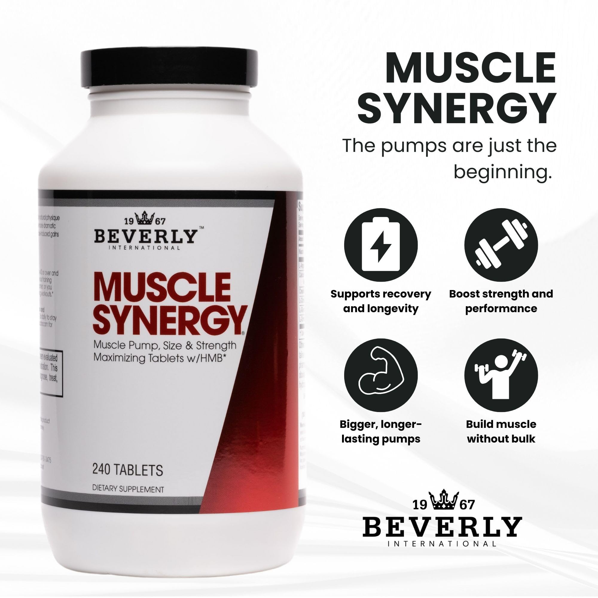 Beverly International Muscle Synergy: uso pre-entrenamiento para rendimiento sostenido.