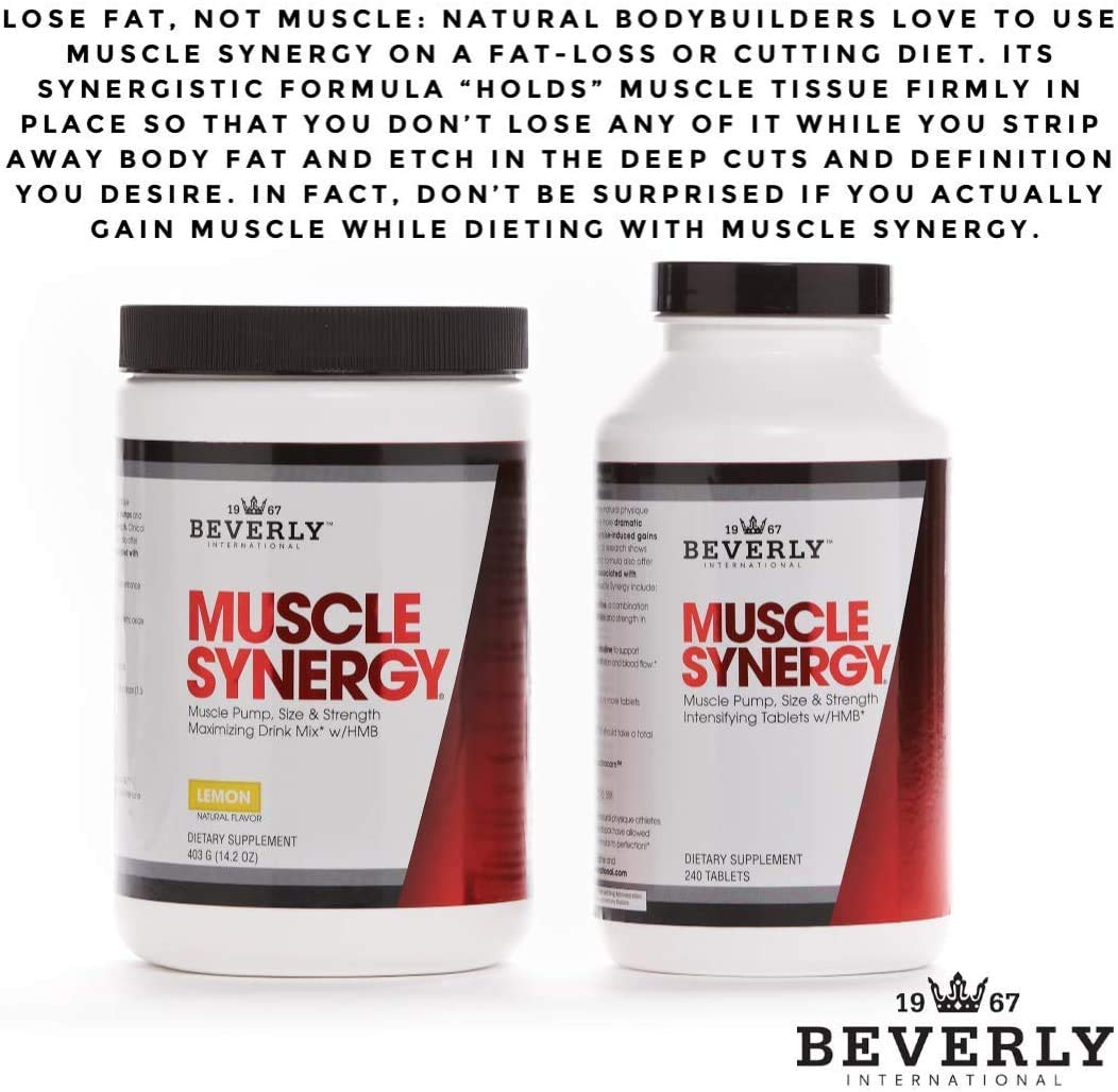 Beverly International Muscle Synergy ayuda a aumentar la vascularidad durante las sesiones.