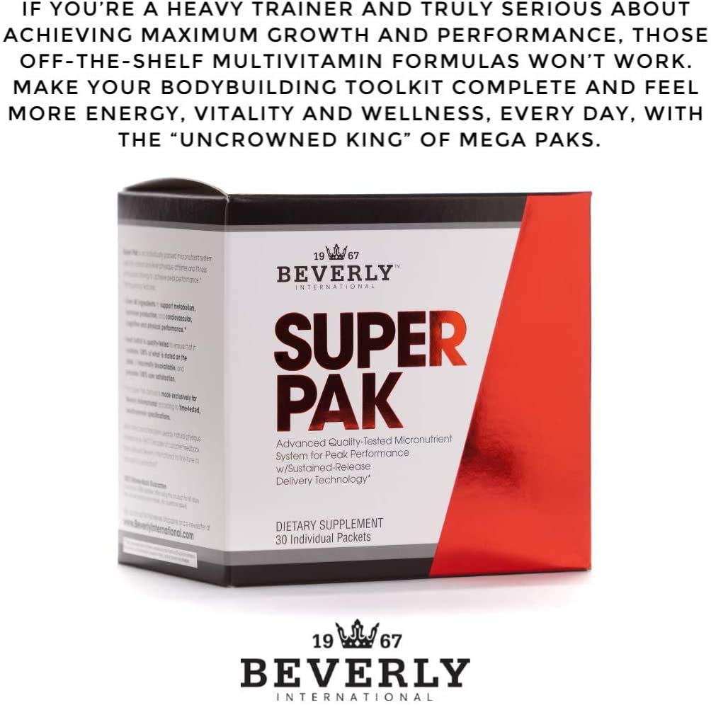 Beverly International Super Pak minerales chelatados para mejor absorción