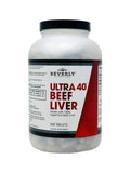 Beverly International Ultra 40 Higado desecado en botella para apoyar músculo y energía